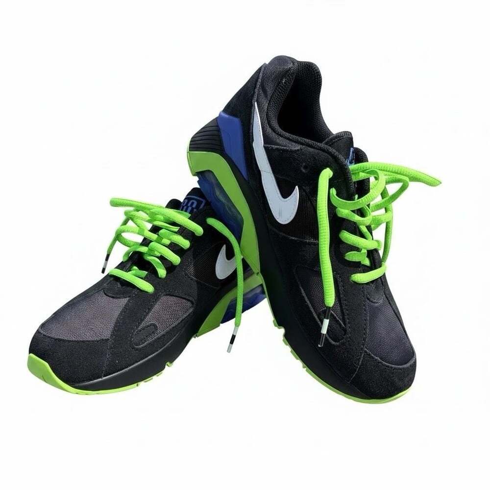 New Nike Air Max 180 Black Electric Green Action Blue - Mens’s Size 7